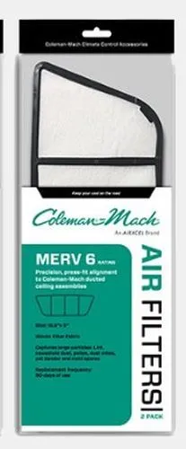 AIR FILTER MERV6 RATED DUCTED